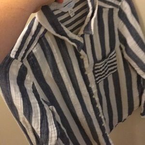 Thick Striped Blouse